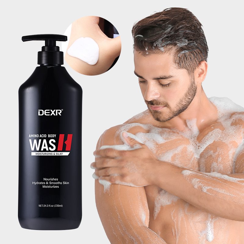Original Factory Nourishes Natural Amino Acid Smooths Skin Body Wash Vegan Organic Aloe Vera Hydrates Shower Gel