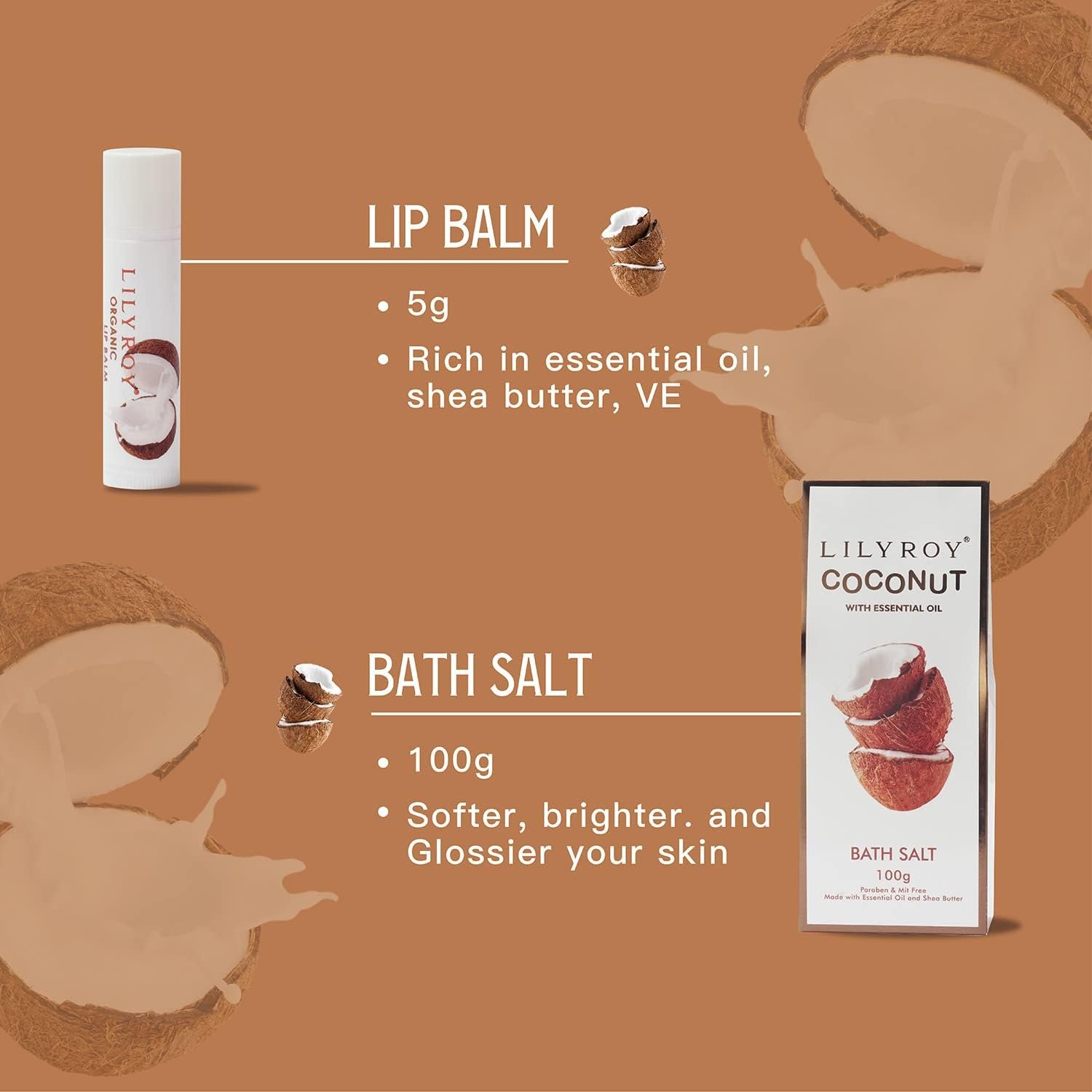 Hottest Selling Coconut Bath And Body Spa Set Kit Shower Gel Christmas Birthday Gifts Body Care Bath Gift Set