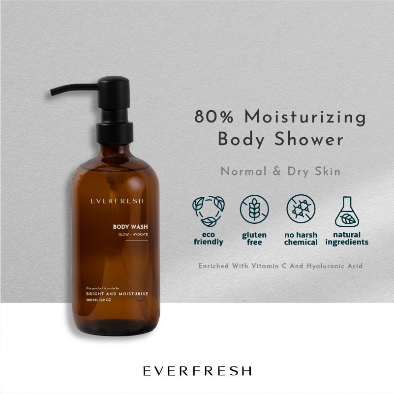 Nourishing & Refreshing Hydrating Shower Gel Moisturizing & Gentle Cleansing Formula for Healthy Skin