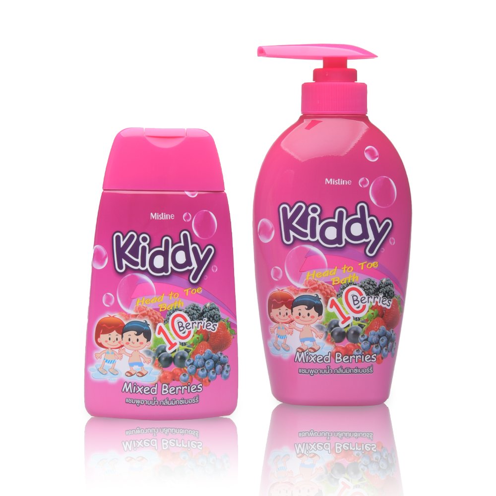 MISTINE KIDDY HEAD TO TOE BATH - MIXED BERRIES Kid Bath Head To Toe Bath Baby Products Wash Thai Kids Product Personal Care