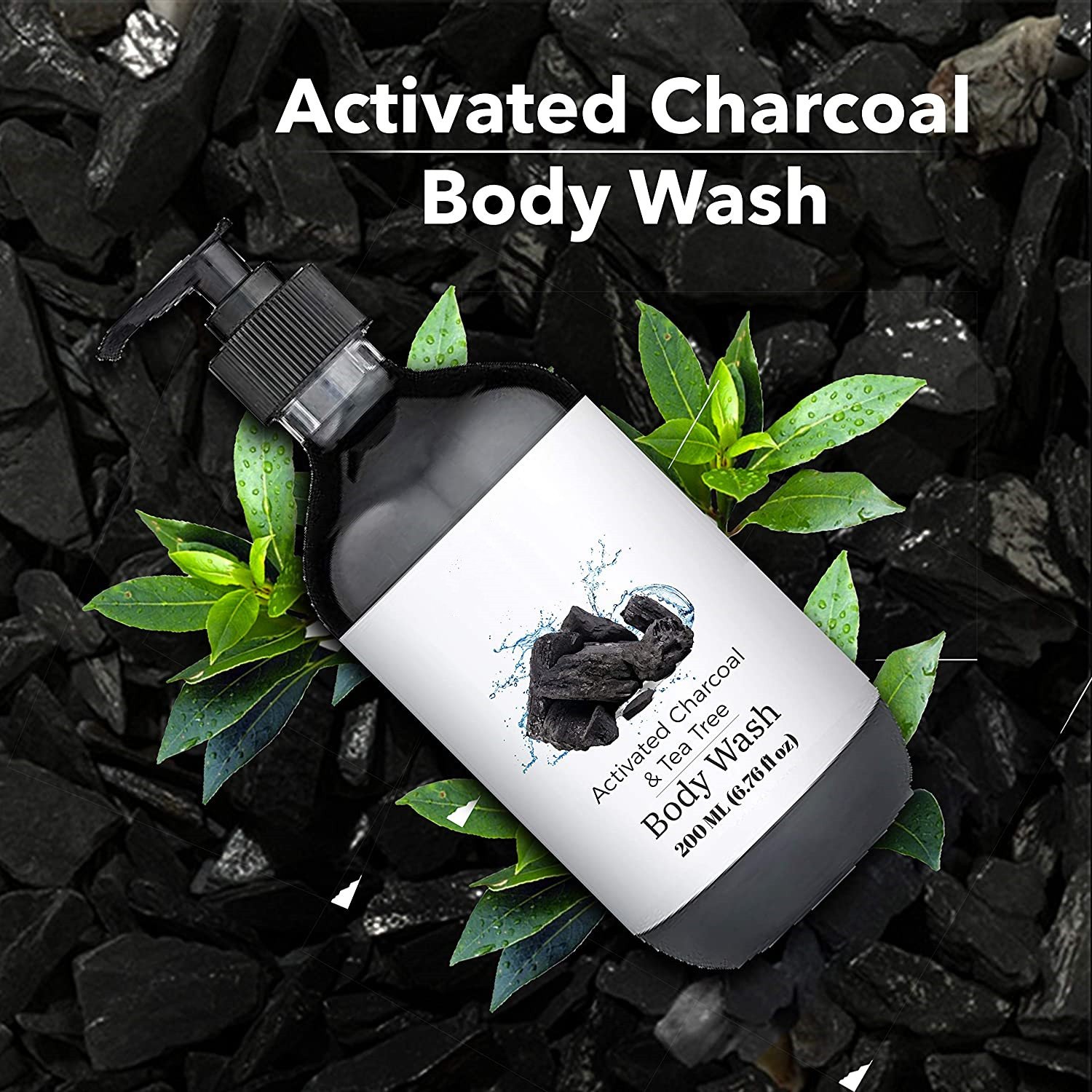 Private Label Perfume Body Wash Body Shower Gel Natural Charcoal Top Body Wash For Men