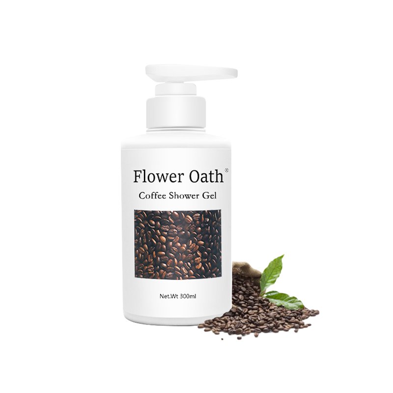 Natural Moisturizing Whitening Shower Gel Luxury Organic Coconut Coffee Liquid Bath Bodywash