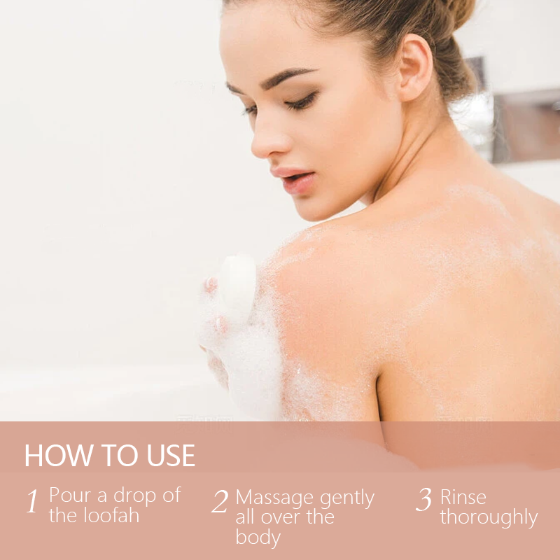 Natural Moisturizing Whitening Shower Gel Luxury Organic Coconut Coffee Liquid Bath Bodywash