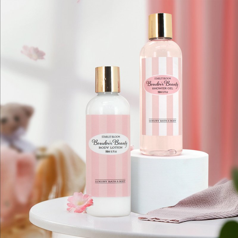 OEM Luxury New Design Wholesale Private Label Natural Organic Spa Shower Gel Lotion Gift Set