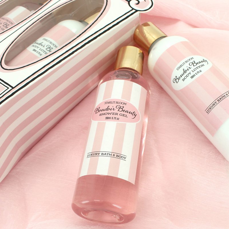 OEM Luxury New Design Wholesale Private Label Natural Organic Spa Shower Gel Lotion Gift Set