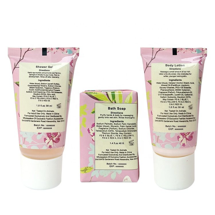 ODM OEM Private Logo Natural Romantic Elegance Woman Cherry Blossom Bath Gift Set