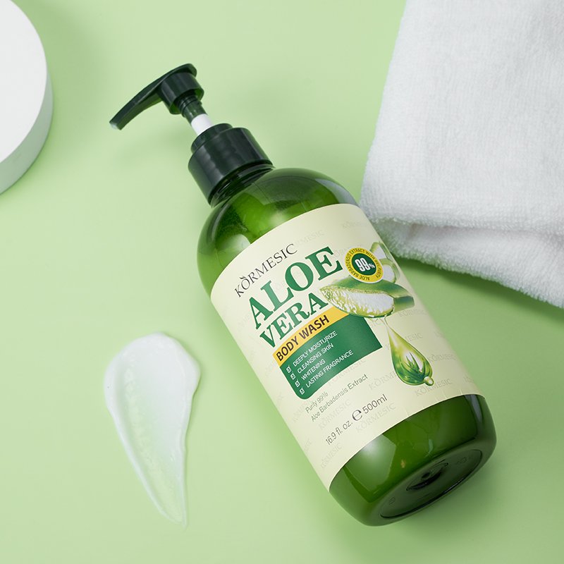 KORMESIC Hot sales Deep Moisturizing shower gel aloe Hydrating Skin Rejuvenating Body Wash