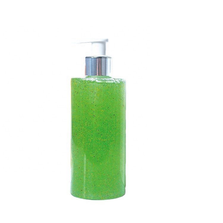 Private Label Hot Sell Perfume Bathing Carotene Extract Skin Whitening Body Wash Liquid Scrub Shower Gel