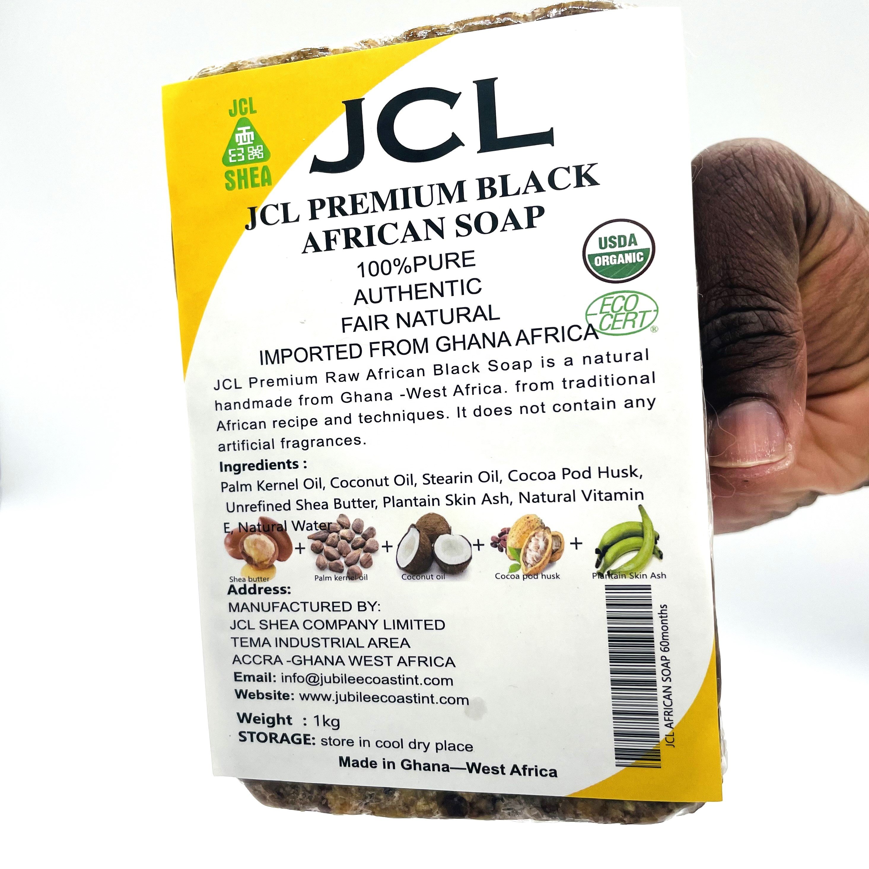 wholesale Natural Organic Ghana African Black Soap Whitening Raw African Black Soap For Acne