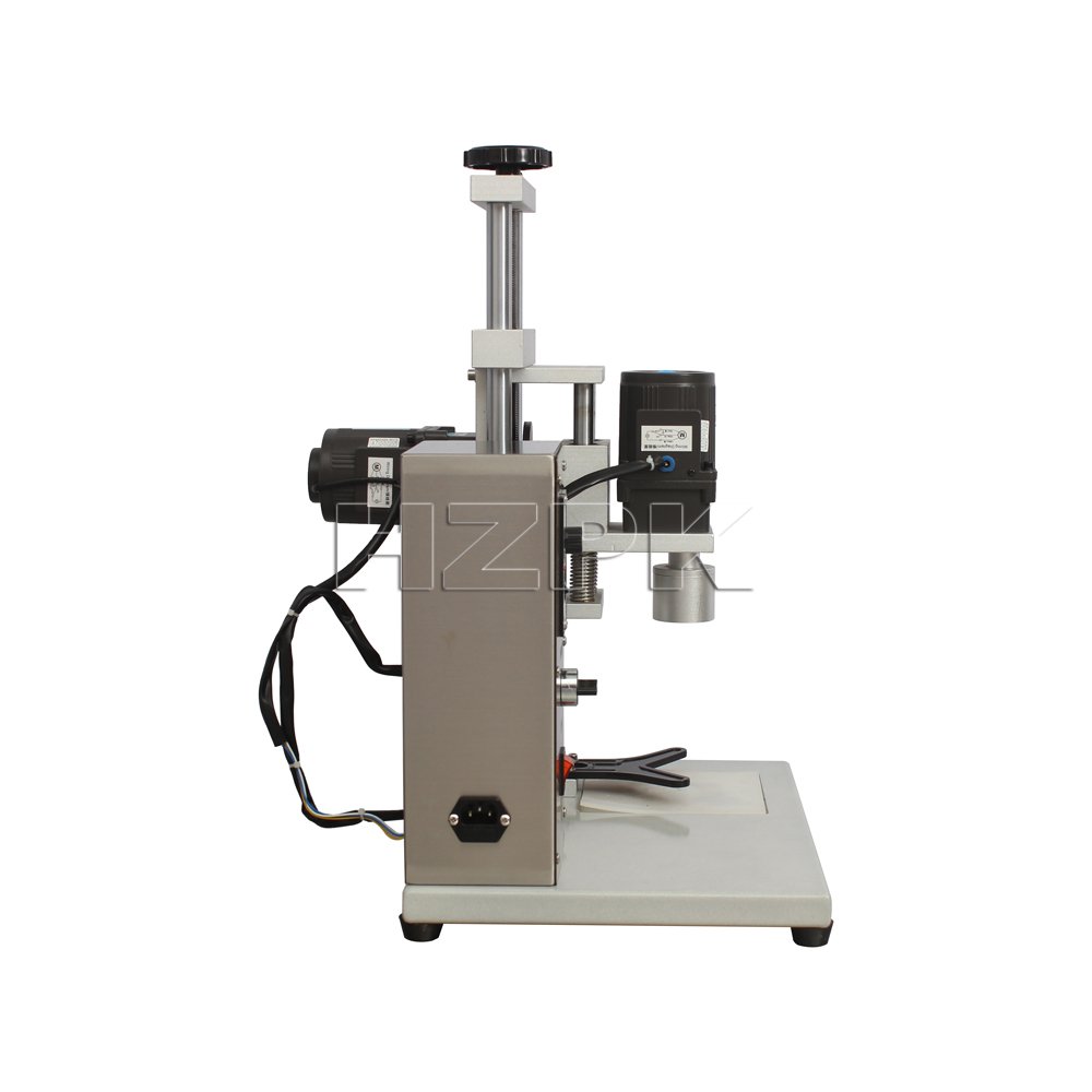 HZPK desktop semi automatic close the glass bottle cap screw sealing capping machine manufacturer