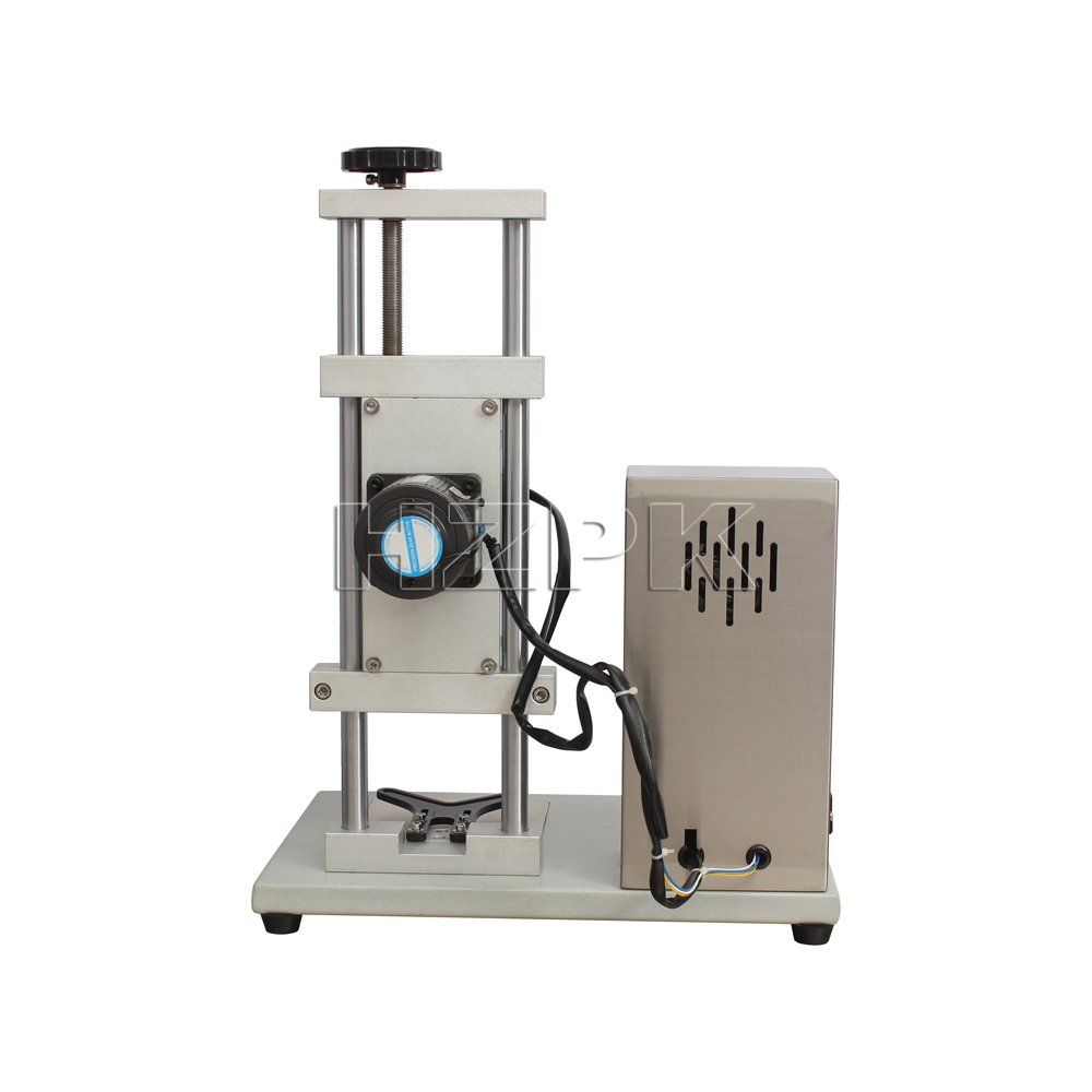 HZPK desktop semi automatic close the glass bottle cap screw sealing capping machine manufacturer