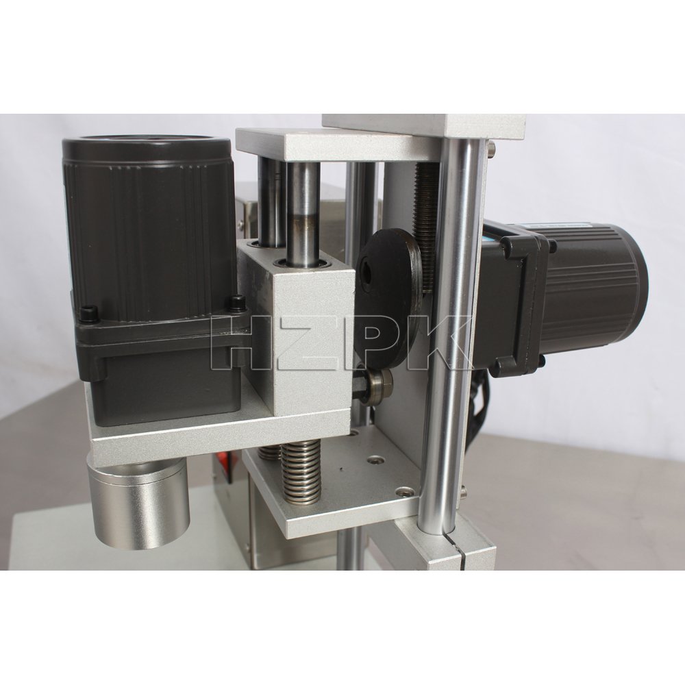HZPK desktop semi automatic close the glass bottle cap screw sealing capping machine manufacturer