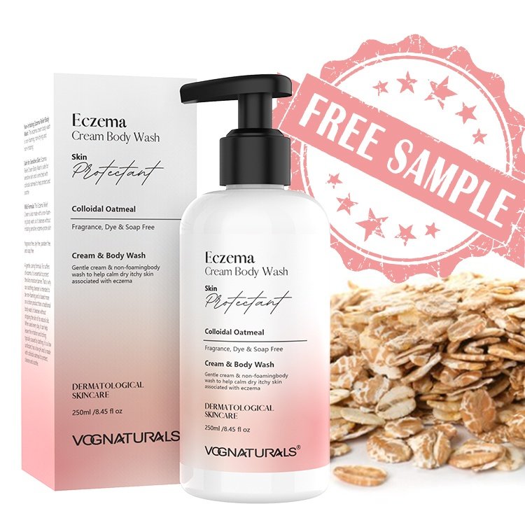 Private Label Moisturizing Eczema Body Wash Nourish Skin For Baby Oatmeal Eczema Shower Gel