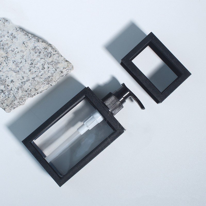 6OZ cosmetics packaging containers 180ml empty packaging square plastic shampoo bottle for lotion