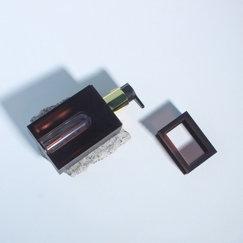 6OZ cosmetics packaging containers 180ml empty packaging square plastic shampoo bottle for lotion