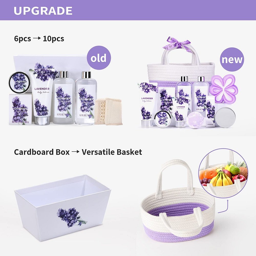 Wholesale Private Label Natural Bath and Body Set Home Spa Gift Box