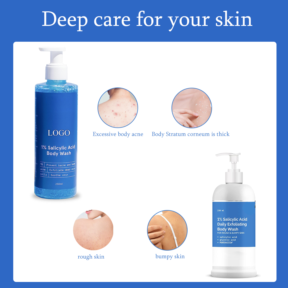 Remove Aged Cutin Nourishing Scalp Shower Gel Salicylic Acid Cleansing Refreshing Body Wash For Unisex Use