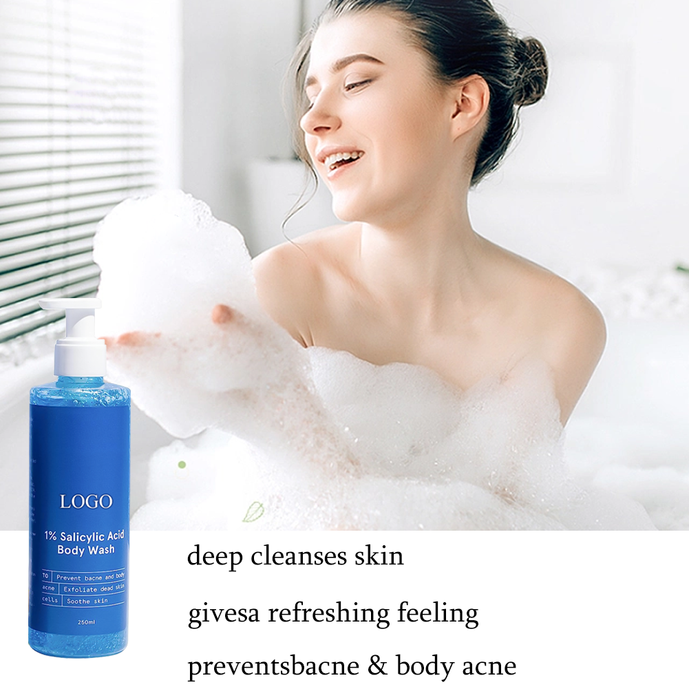 Remove Aged Cutin Nourishing Scalp Shower Gel Salicylic Acid Cleansing Refreshing Body Wash For Unisex Use