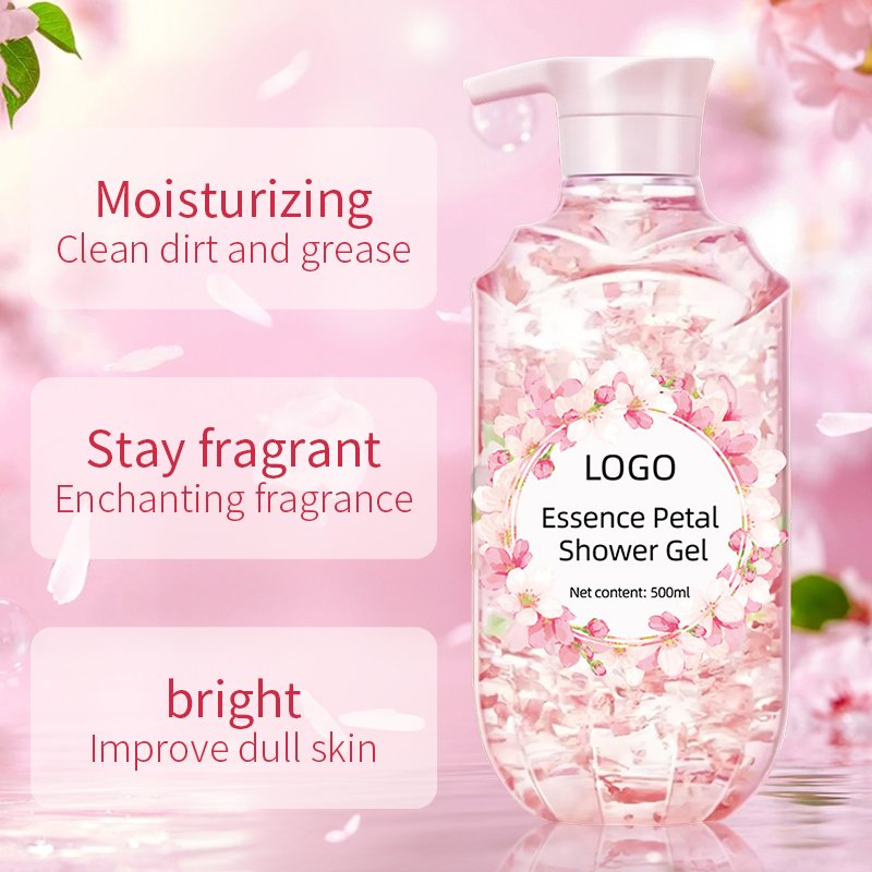OEM Plant Extract Natural Aroma Deep Moisturizing Shower Gel Private Customized Brand Girls' Shower Gel Set
