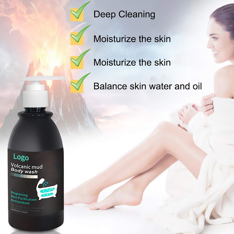 Private Label African Black Skin Easy Glow Shiny Moisturizing Body Wash Antifungal Bleaching Liquid Shower Gel