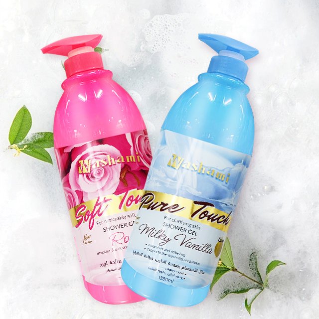 SKIH OEM/ODM Wholesale 1380ml Body Wash Moisturizing Fragrance Shower Gels Milk Rose Shower Gel For Unisex