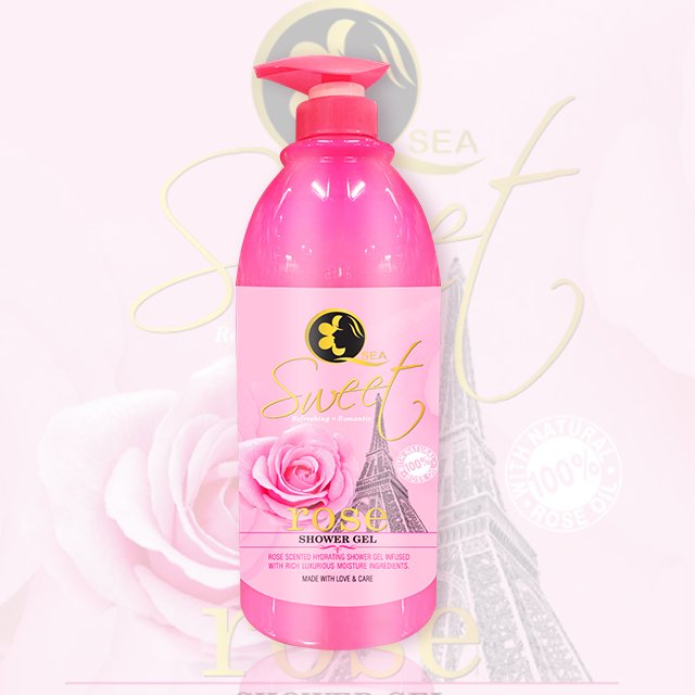 SKIH OEM/ODM Wholesale 1380ml Body Wash Moisturizing Fragrance Shower Gels Milk Rose Shower Gel For Unisex