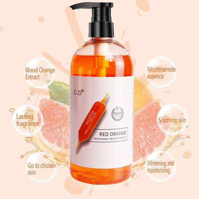 Customized Package Adults Shower Gel Female Professional Skin with Whitening Body Wash Bath Gel Natural Spa Product Regular Size