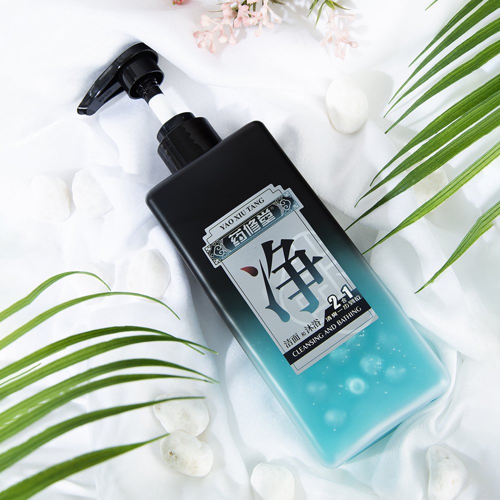 Cassiey Natural sulfur gentle removal mites citric acid deeply cleans skin oil Plant Extract Purifying Fragrance Shower Gel
