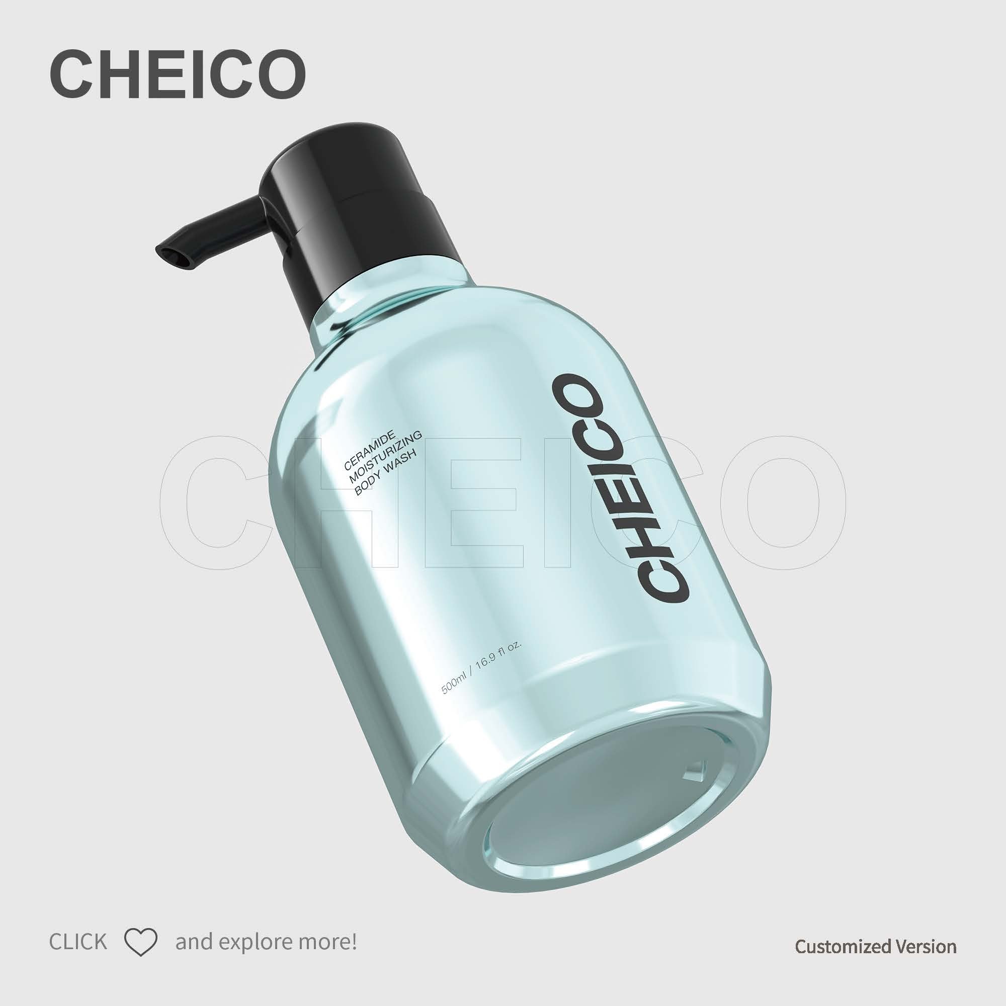 Ready To Ship White Glossy PET Plastic Round Lotion Pump Bottle Shampoo Conditioner Shower Gel 300/400/500/600ml