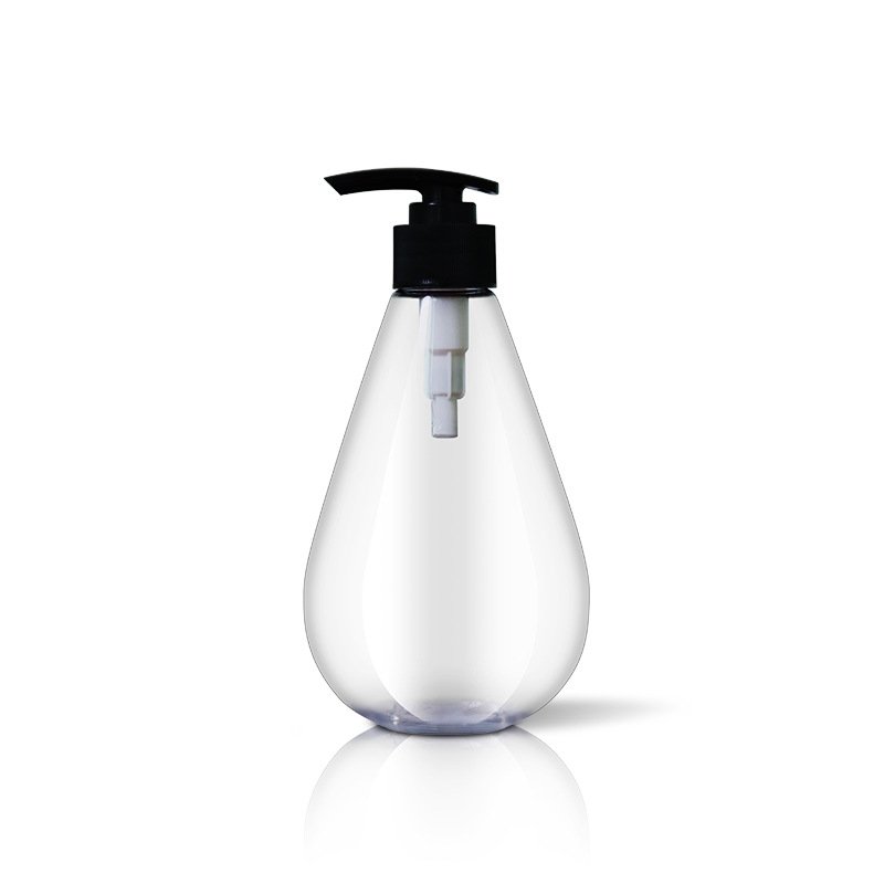 PET 400ML plastic Shower Gel Shampoo lotion bottle with pump