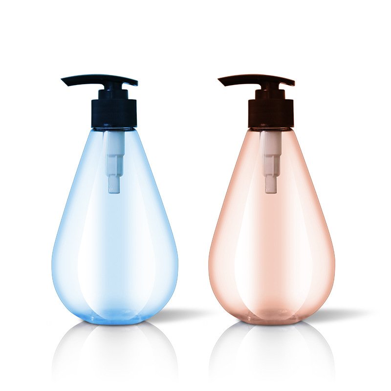PET 400ML plastic Shower Gel Shampoo lotion bottle with pump