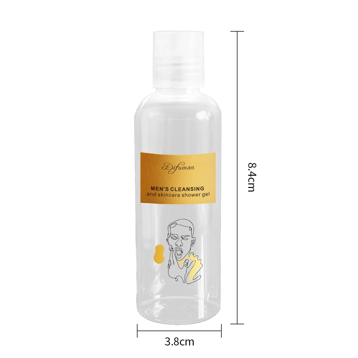 100ml men's shower gel, whitening nourishing skin, moisturizer, beauty and personal care products