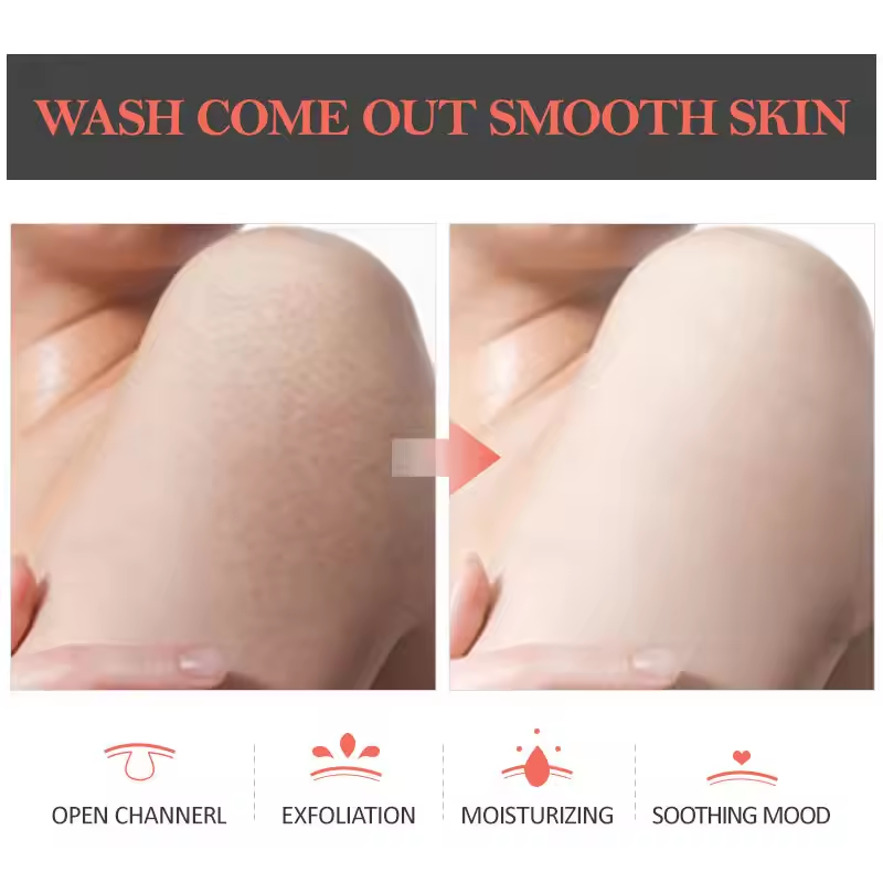 Private Label Collagen Shower Gel Liquid Body Wash Whitening Moisturizing Brightening Skin Tone with Smooth Fragrance