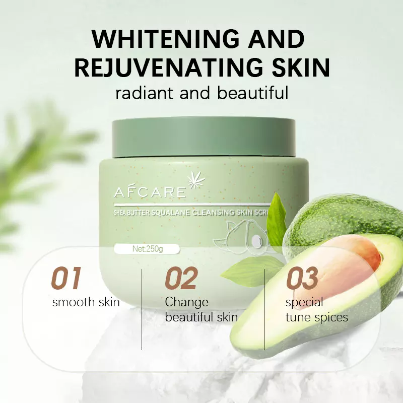 private label manufacturer AFCARE natural organic vegan avocado luxury whitening body wash