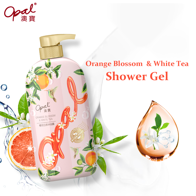 Opal Private Label Organic Fruit Flavor Body Wash Natural Exfoliating Lightening Whitening Shower Gel Moisturizing Cleansing