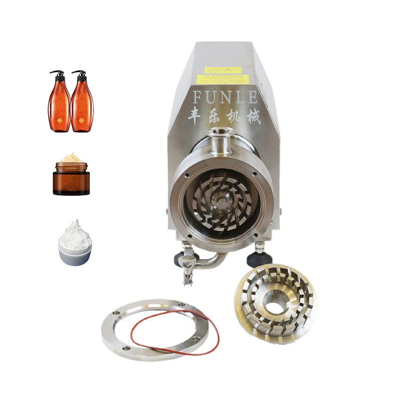 Hot sales Stainless steel online Mobile high shear homogenizer mixer emulsification pump For cosmetics shampoo shower gel cream