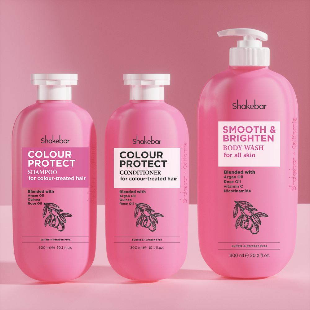 Shakebar Hydrating Body Wash Scrub Exfoliating Lightening Whitening Shower Gel Natural Whitening Body Wash
