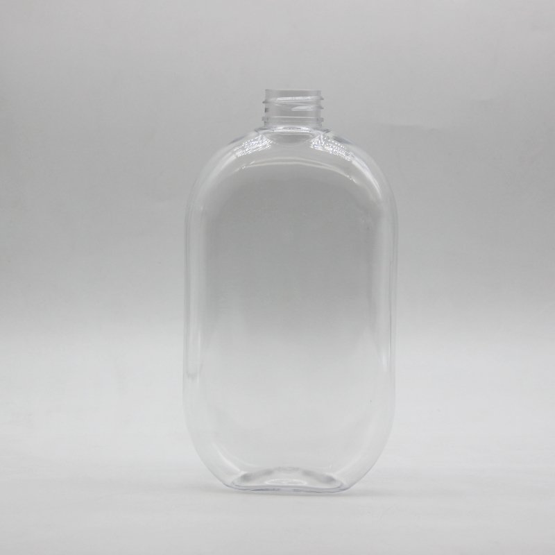 Luxury transparent large capacity cosmetic shower gel bottle 500ml bottle for body wash