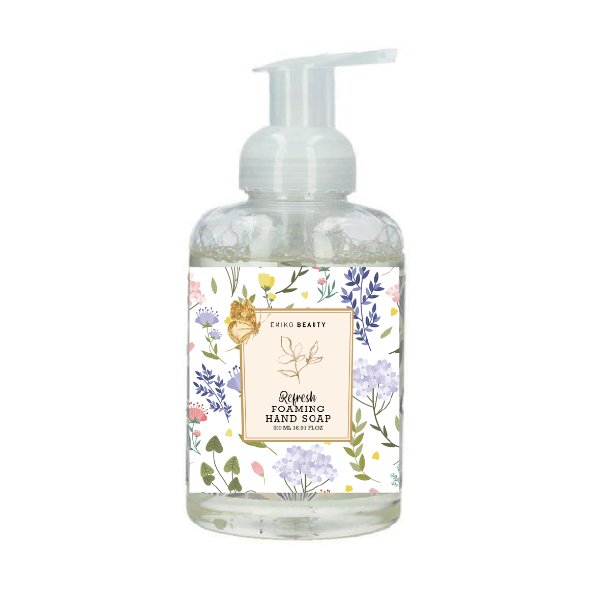Cherry Blossom Peony Peppermint Lavender Foaming Hand soap Wash Shower Gel Shampoo