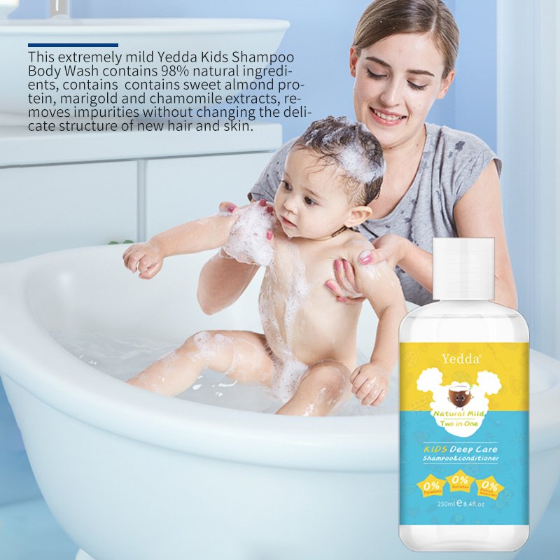 Wholesale other Baby's Bath Supplies 2 in 1 Shampoo and Conditioner Moisturizing Shower Gel Body Face Cream Hair & Body Care Set