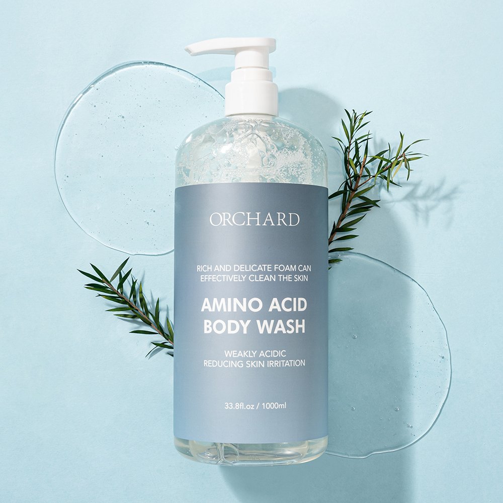Wholesale Oem/Odm Private Labels 100% Organic Pure Grapefruit Verbena Amino Acid Foam Whitening Bath Shower Gel for Black Skin