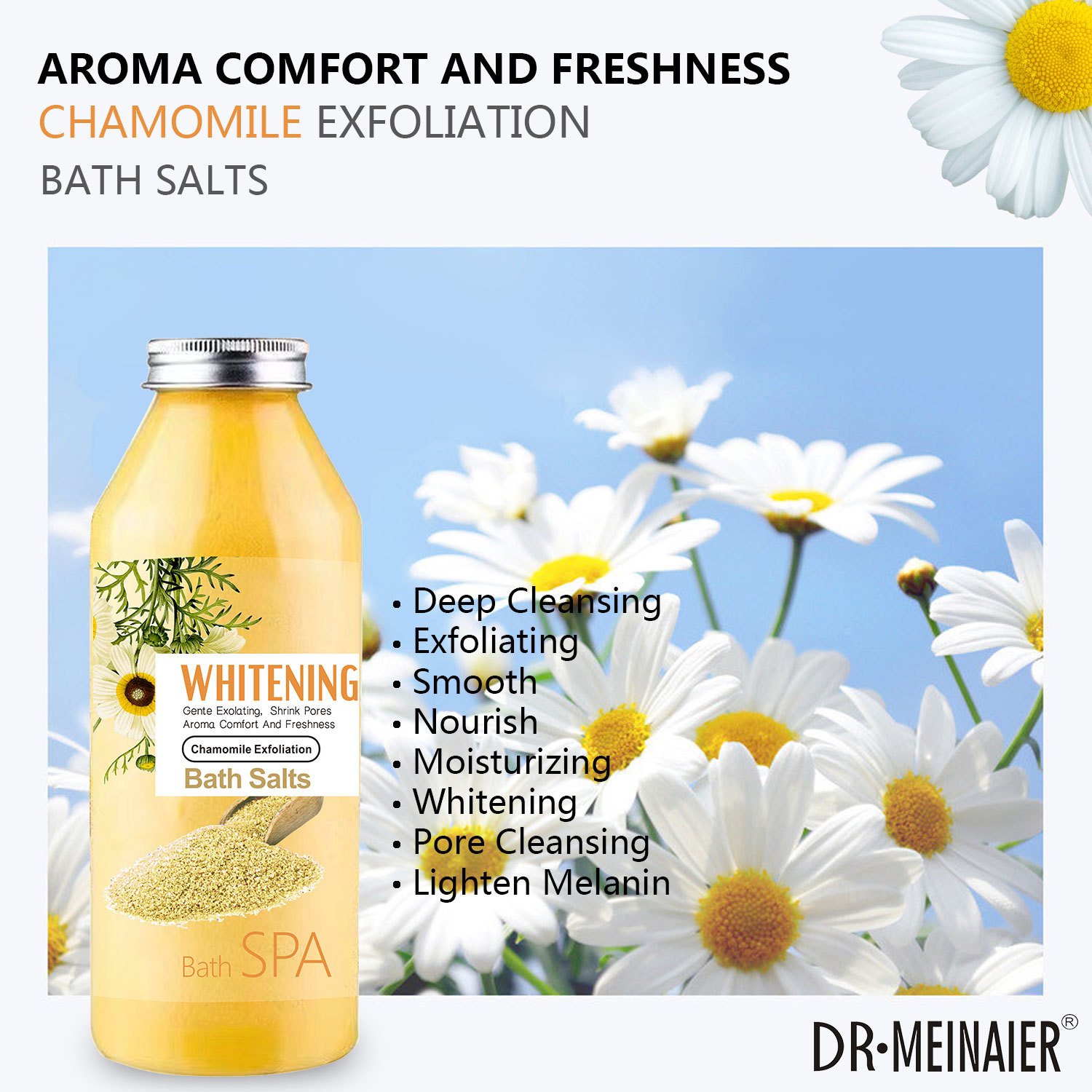 Flower shower gel scrub salt bubble cherry blossom fragrance bath salt body bath foot cleaning remove chicken skin