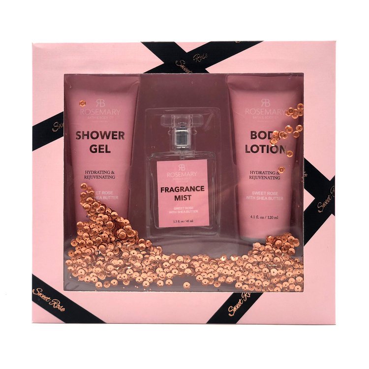 Spot Wholesale label Skincare body lotion Body scrub shower set SPA