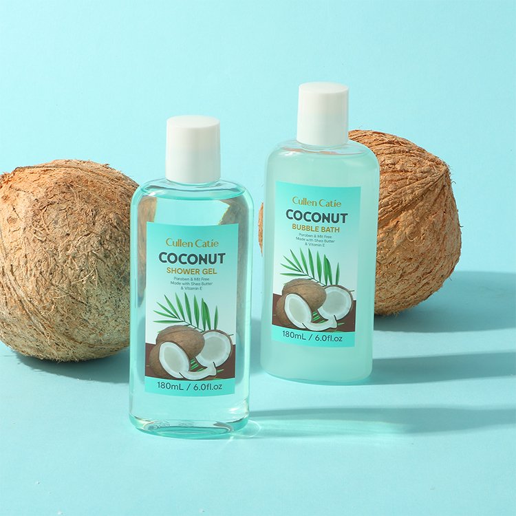 2024 Skin care set for Men and Women coconut, SPA Gift Basket Soap Bath Salt Bathroom For Home Supplies