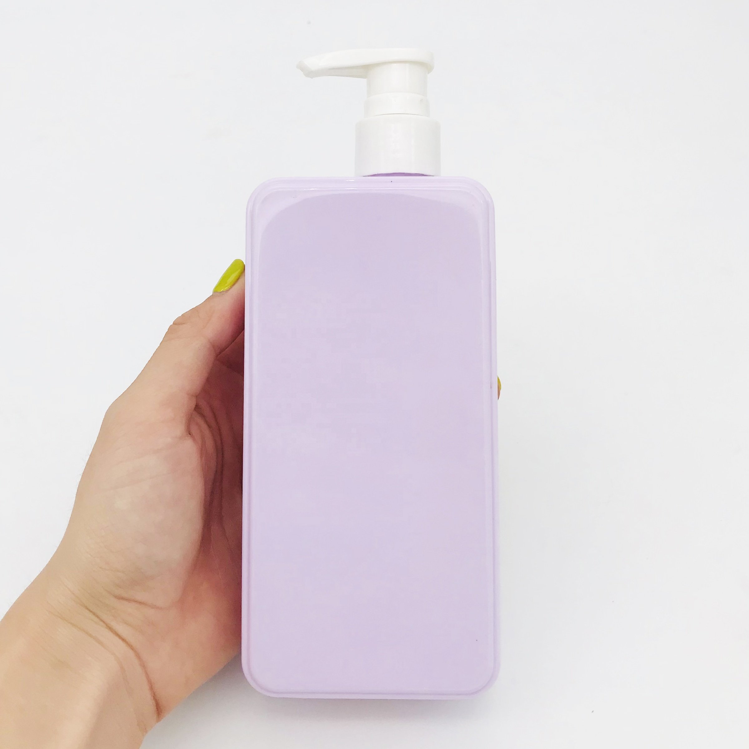 New Design Mold 300ml PETG Square Luxury Bottle for Shampoo Shower Gel and Lotion Custom Shampoo Bottle Cosmetic Packaging
