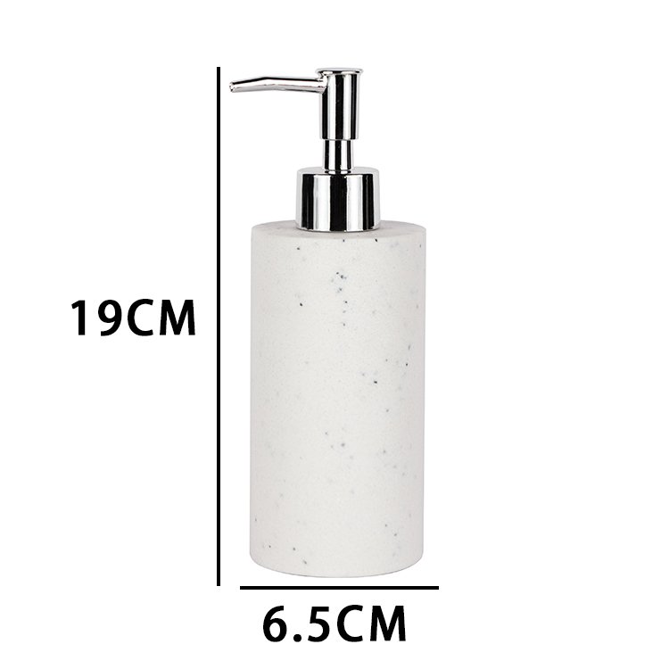 Polyresin hotel hand wash conditioner soap dispenser lotion and shower gel bottles