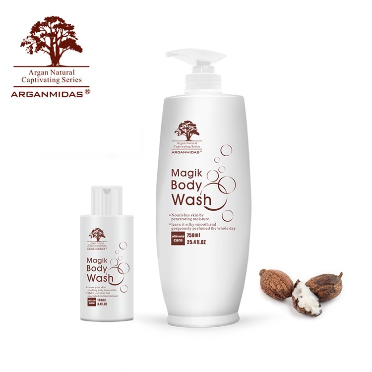 Arganmidas Wholesale Body Bath Custom Moisturizing Private Label Organic Body Wash Shower Gel