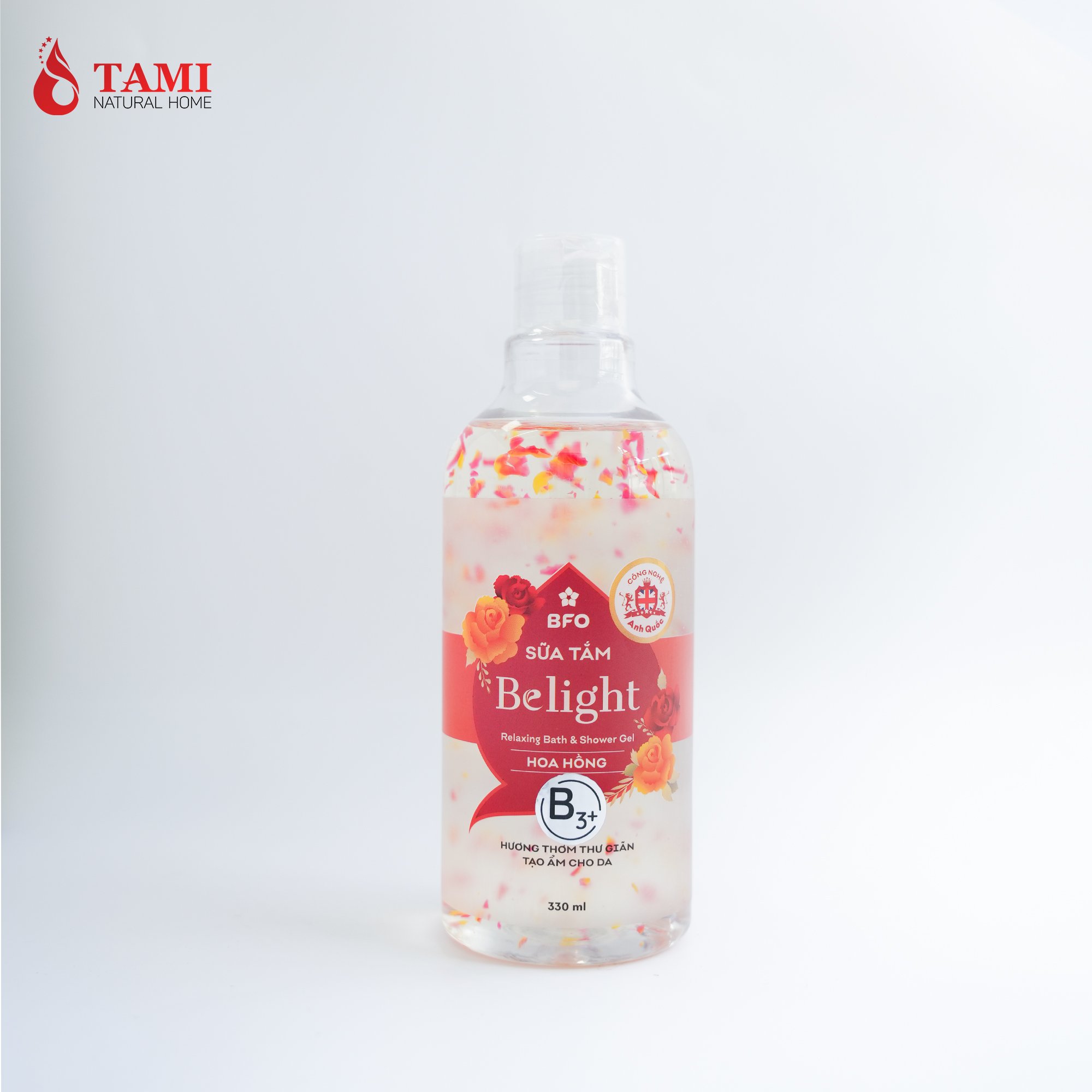 Daily Usage Refreshing Moisturizing Liquid Form Rose Essential Oil Shower Gel Regular Size Origin From Vietnam