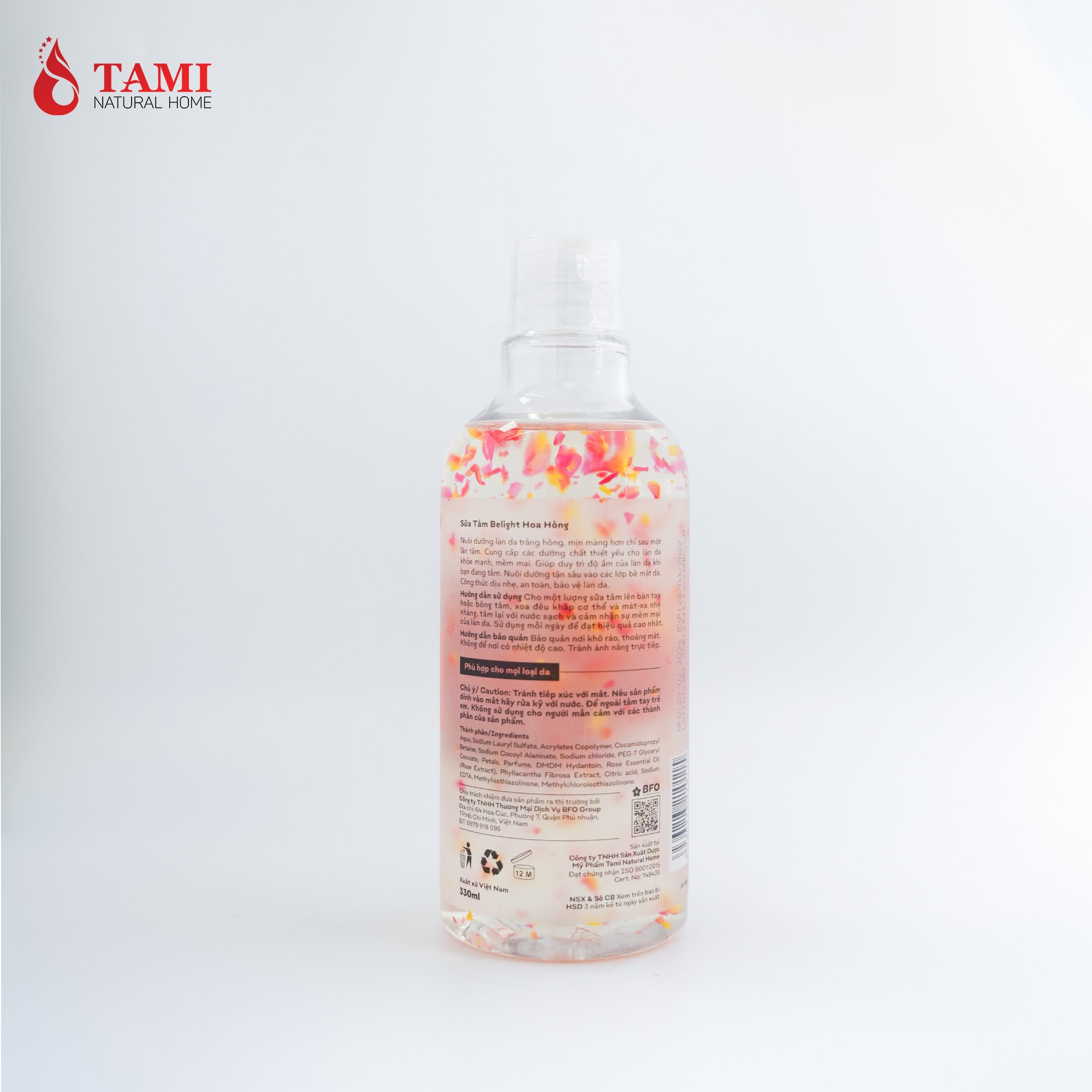 Daily Usage Refreshing Moisturizing Liquid Form Rose Essential Oil Shower Gel Regular Size Origin From Vietnam