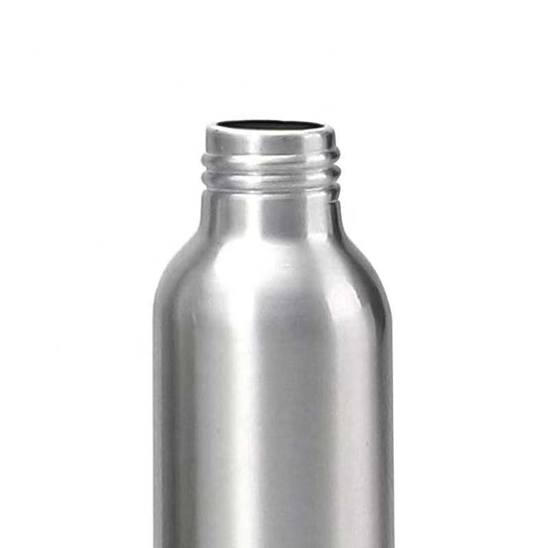 Wholesale 30-1000ml aluminum cosmetic perfume foam pump bottle with screw cap for essential oils lotion shampoo shower gel